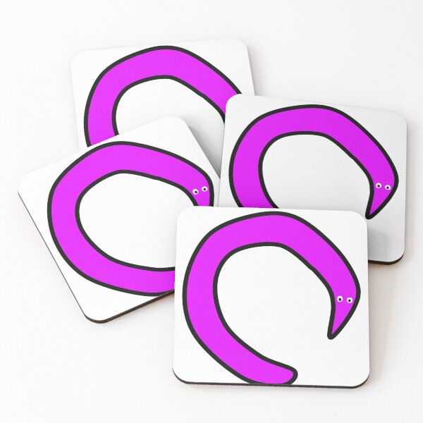 Item preview, purple worm on a string designed and sold by emsfunkydesigns.