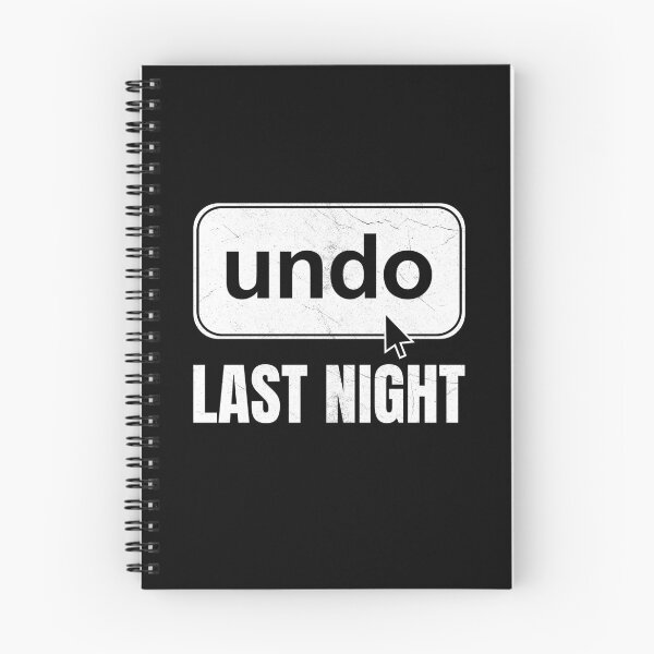 Item preview, Undo Last Night - Funny Next Day Regrets Command Z Button designed and sold by bonmotto.