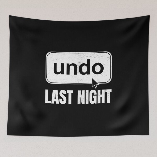 Item preview, Undo Last Night - Funny Next Day Regrets Command Z Button designed and sold by bonmotto.