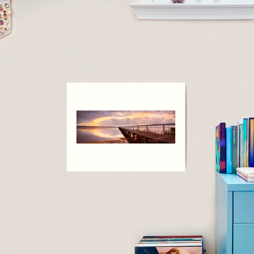 Long Jetty Sunset, New South Wales, Australia Art Print