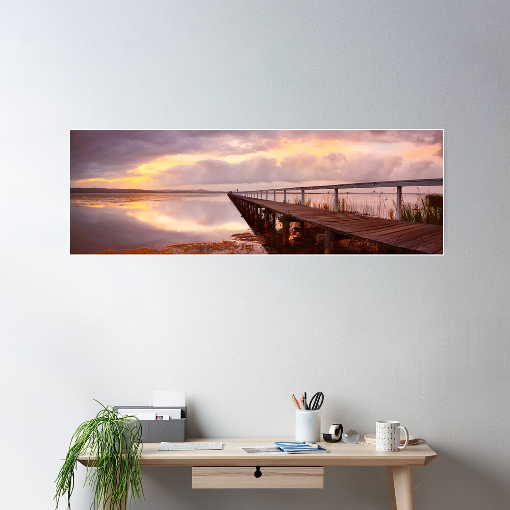 Long Jetty Sunset, New South Wales, Australia Poster