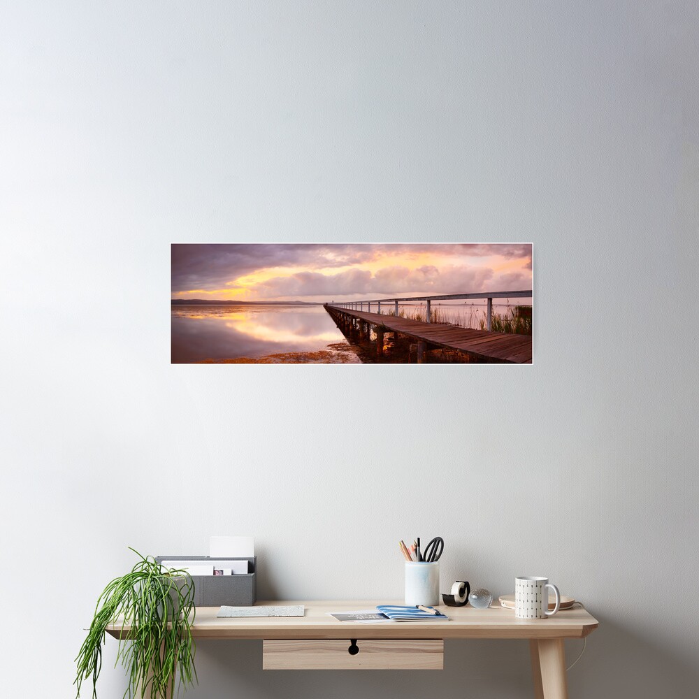 Long Jetty Sunset, New South Wales, Australia Poster