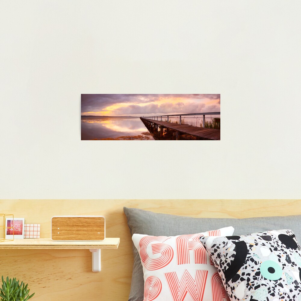 Long Jetty Sunset, New South Wales, Australia Photographic Print