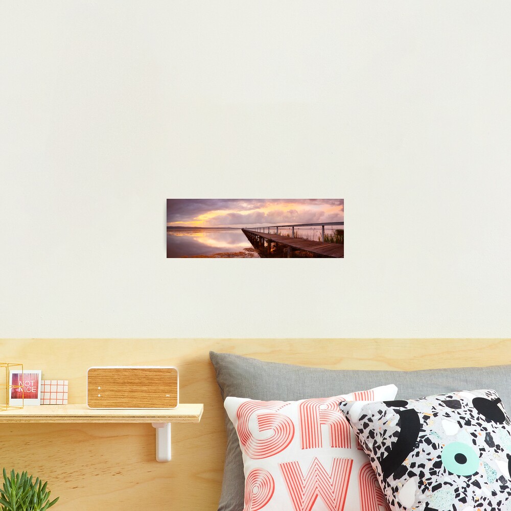 Long Jetty Sunset, New South Wales, Australia Photographic Print