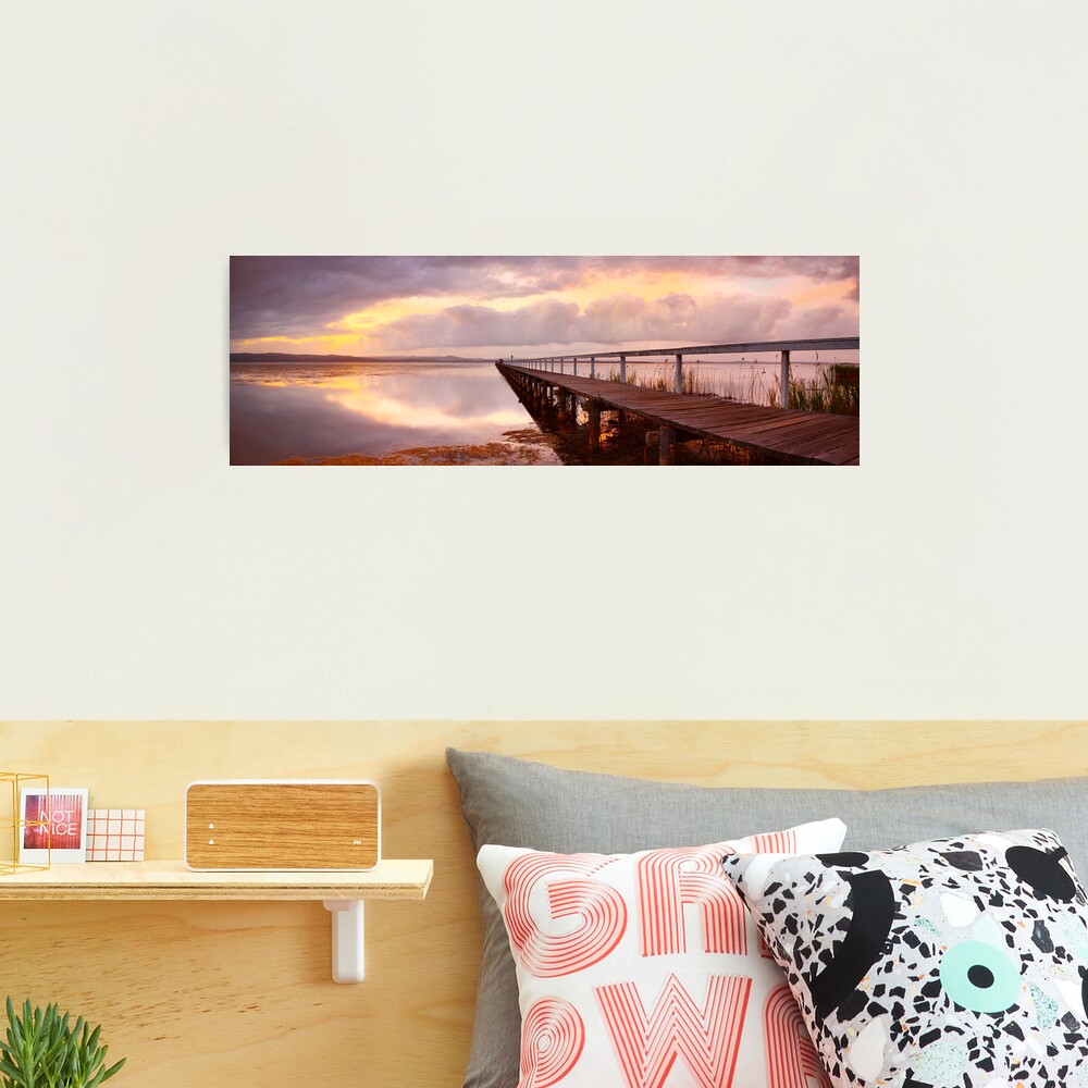 Long Jetty Sunset, New South Wales, Australia Photographic Print
