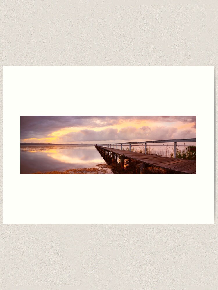 Alternate view of Long Jetty Sunset, New South Wales, Australia Art Print