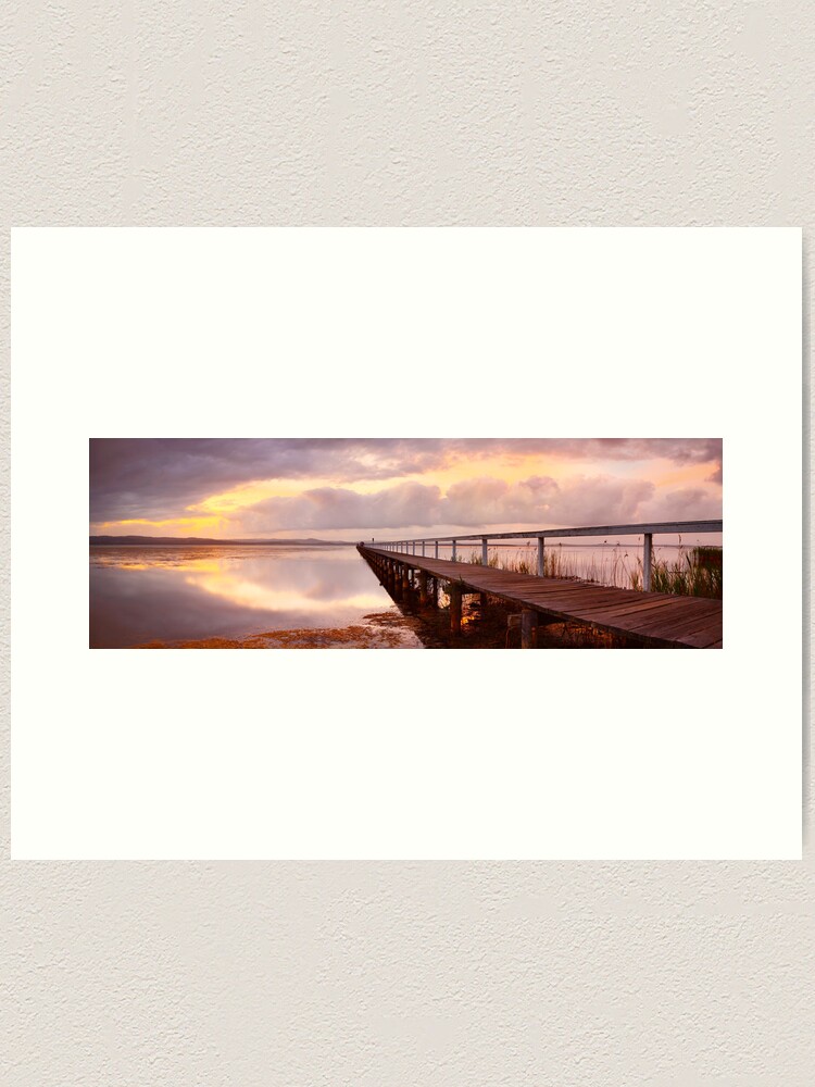 Alternate view of Long Jetty Sunset, New South Wales, Australia Art Print