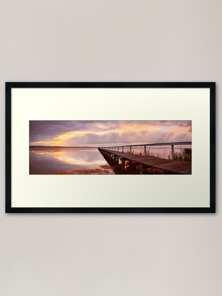 Alternate view of Long Jetty Sunset, New South Wales, Australia Framed Art Print