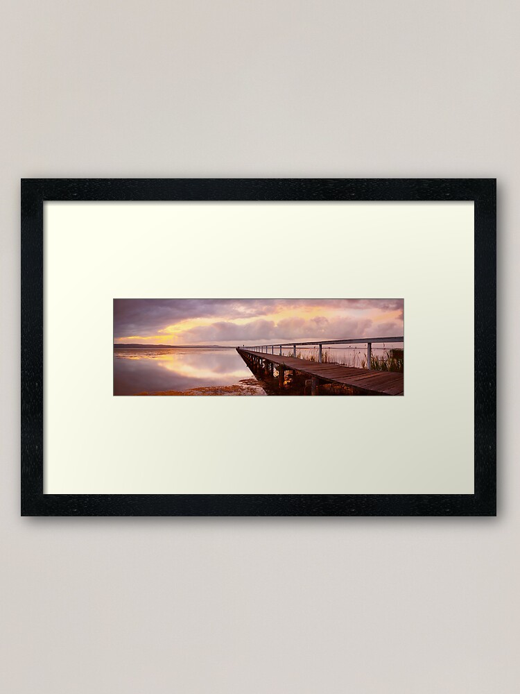 Alternate view of Long Jetty Sunset, New South Wales, Australia Framed Art Print