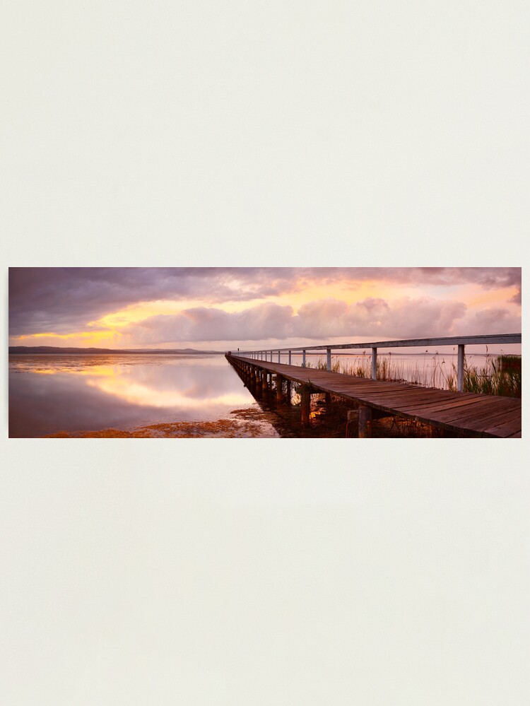 Alternate view of Long Jetty Sunset, New South Wales, Australia Photographic Print