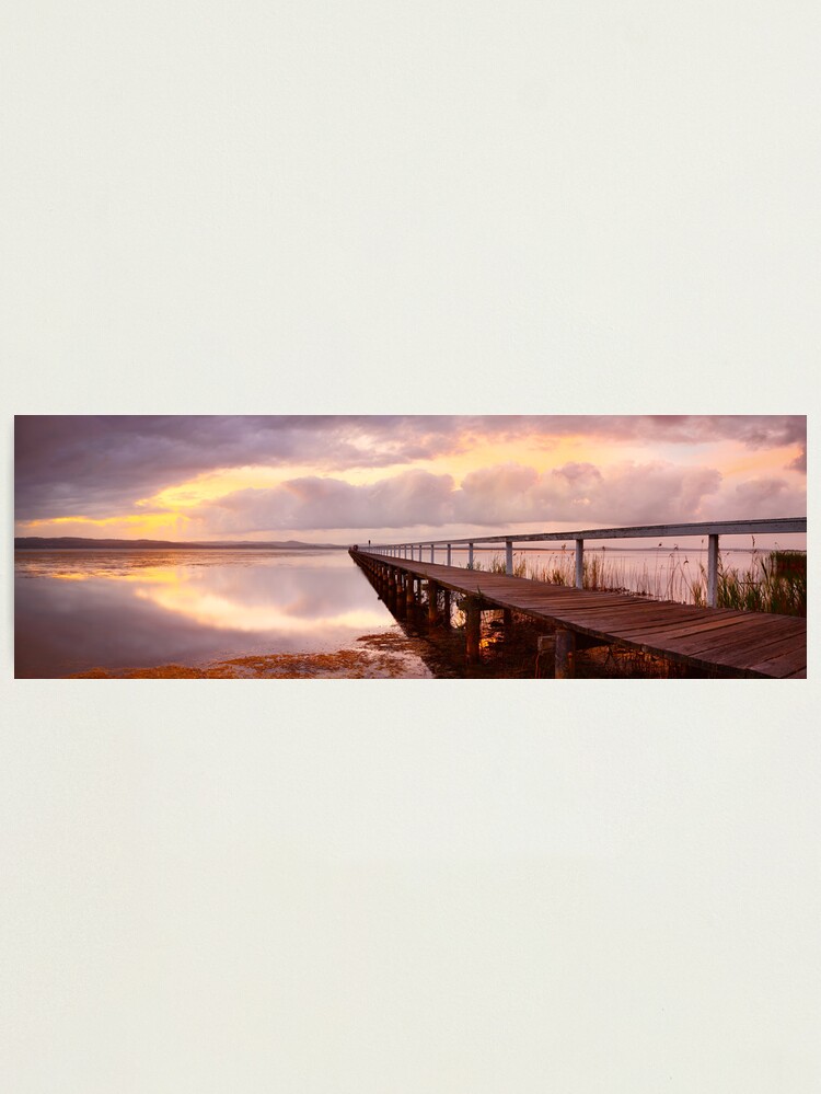 Alternate view of Long Jetty Sunset, New South Wales, Australia Photographic Print