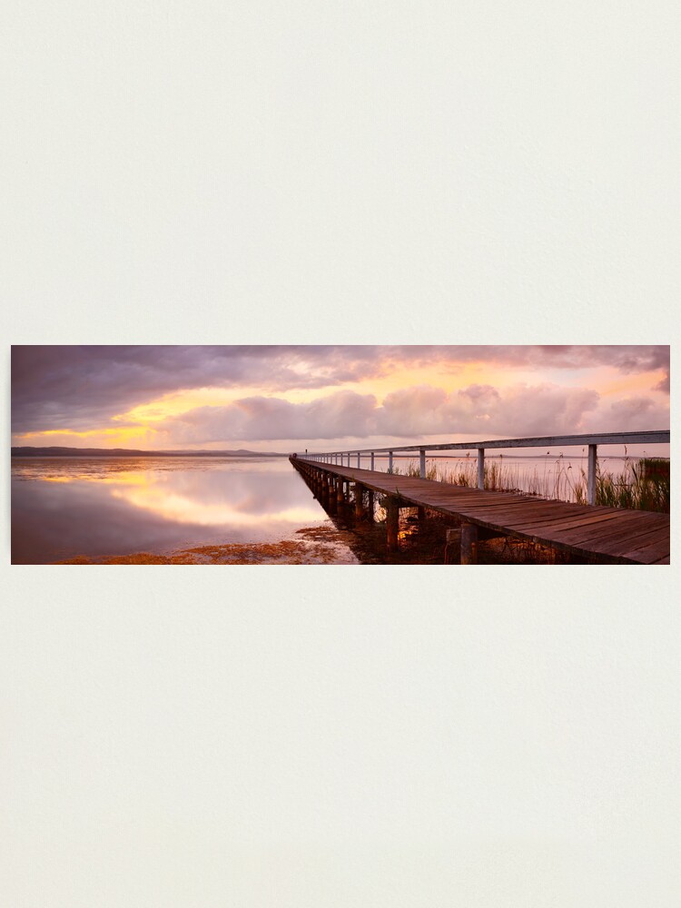 Alternate view of Long Jetty Sunset, New South Wales, Australia Photographic Print