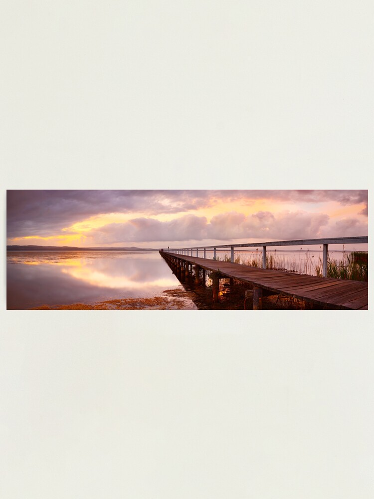 Alternate view of Long Jetty Sunset, New South Wales, Australia Photographic Print