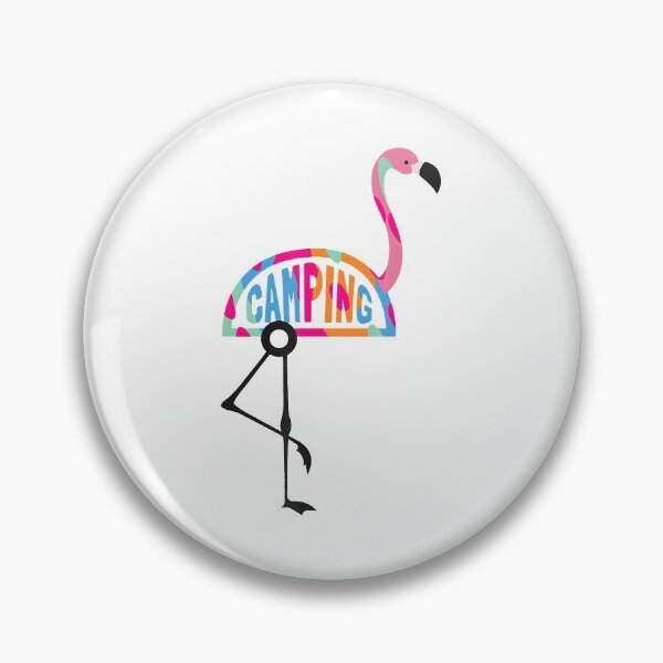 Item preview, Camping Flamingo Cute Pink Flamingo Animal Lover designed and sold by MarkHudson78.