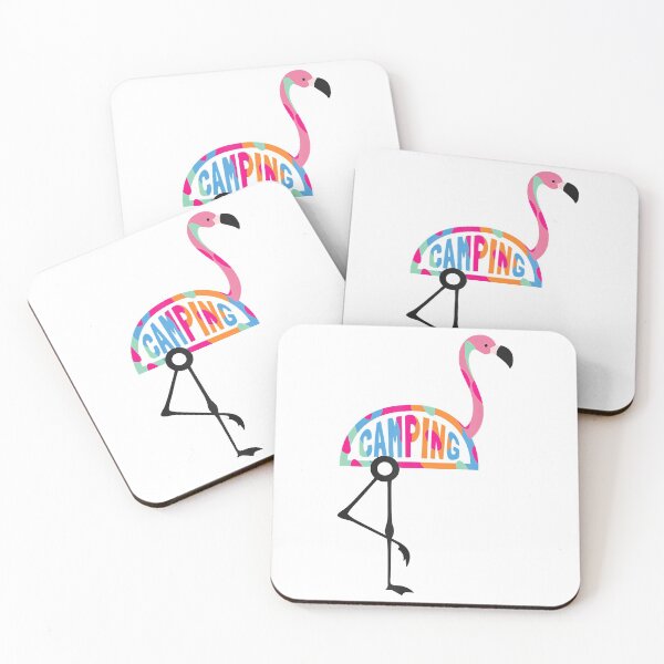 Item preview, Camping Flamingo Cute Pink Flamingo Animal Lover designed and sold by MarkHudson78.