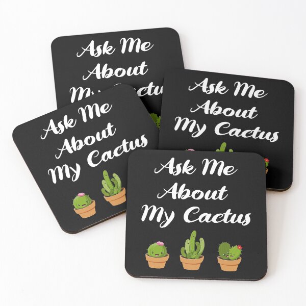 Item preview, Ask Me About My Cactus designed and sold by Tema EL.