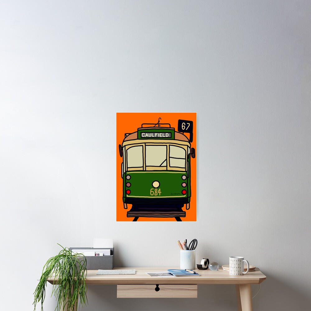 Melbourne Tram - No.67 to Caulfield Poster