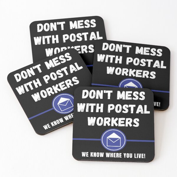 Item preview, - Don't Mess with Postal Workers - designed and sold by LilWildflowers.