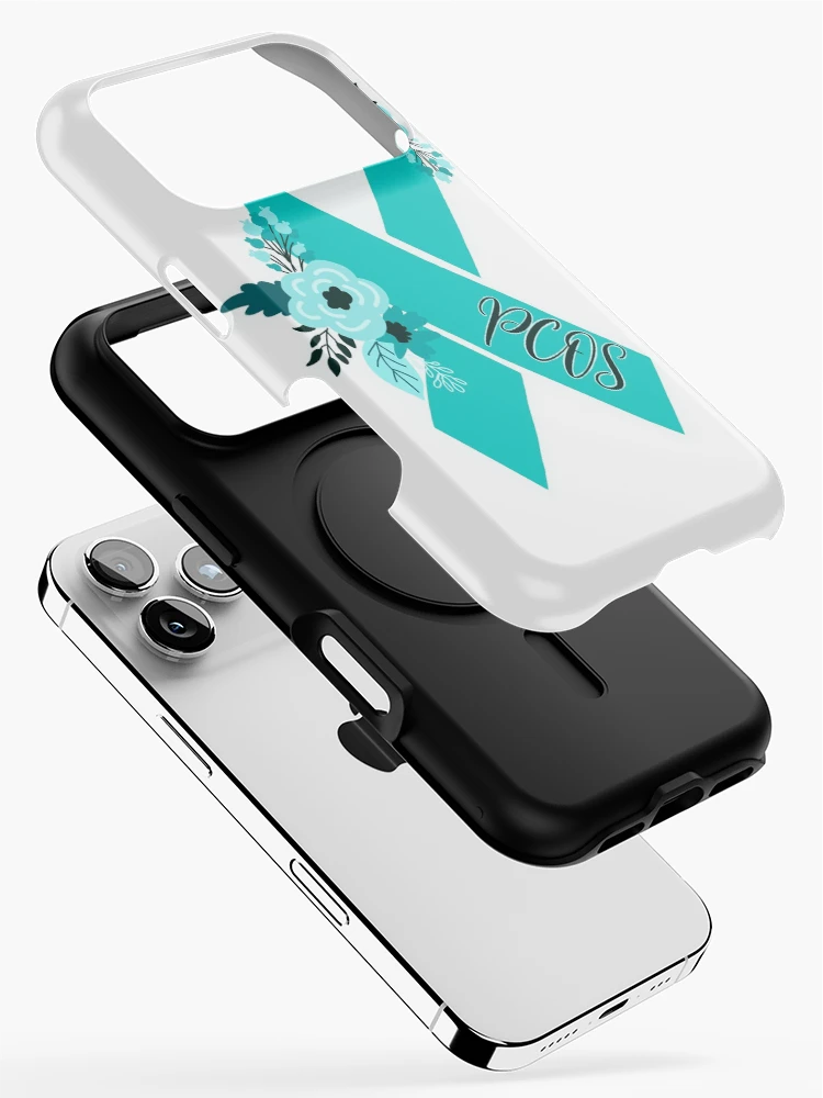 Thumbnail 2 of 4, iPhone Case, PCOS Ribbon designed and sold by SachaStickers.