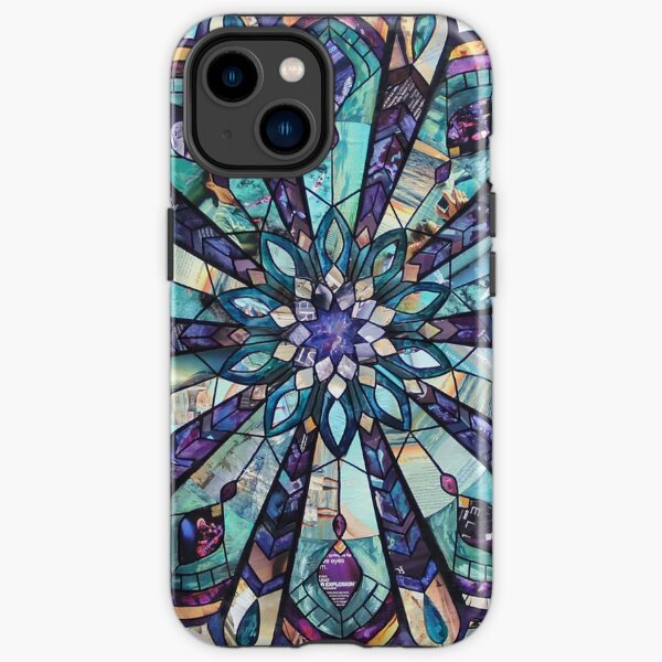 Purple and Green Mandala iPhone Tough Case