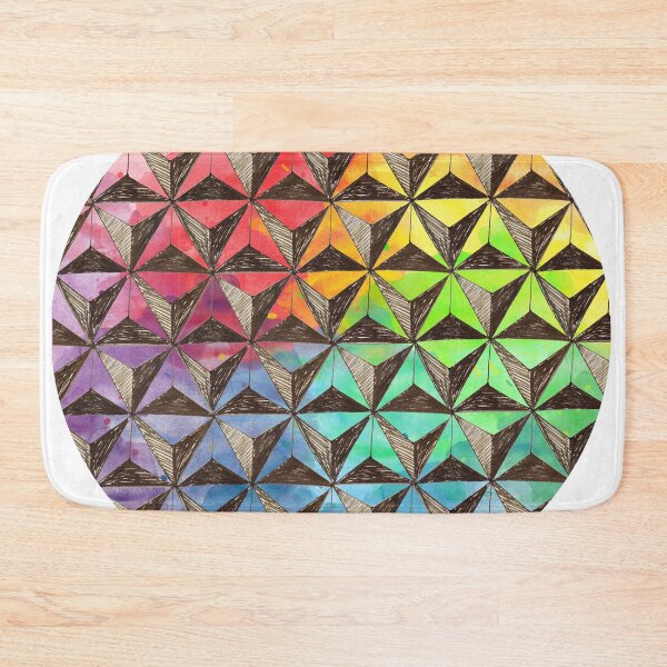 Item preview, Rainbow Watercolour Geodesic Sphere designed and sold by Blissikins.