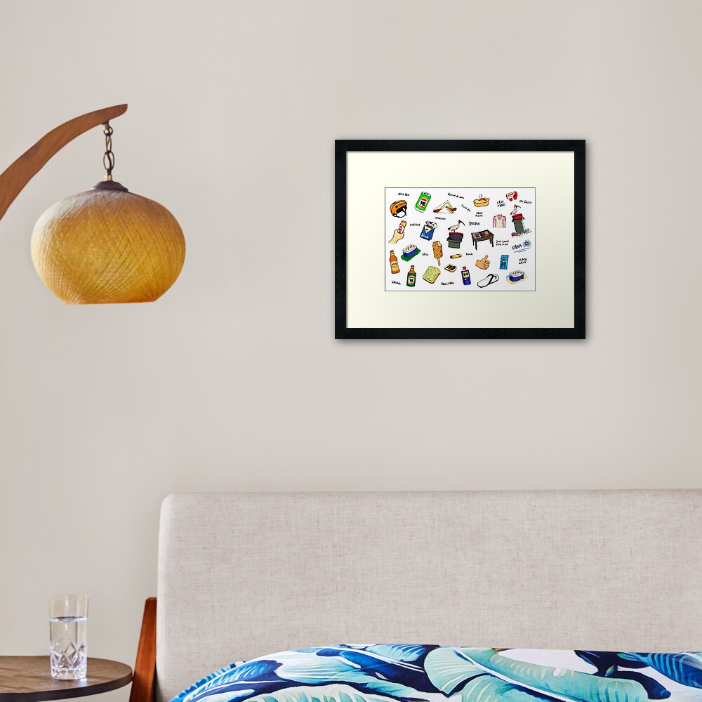 Item preview, Framed Art Print designed and sold by strayastickers.