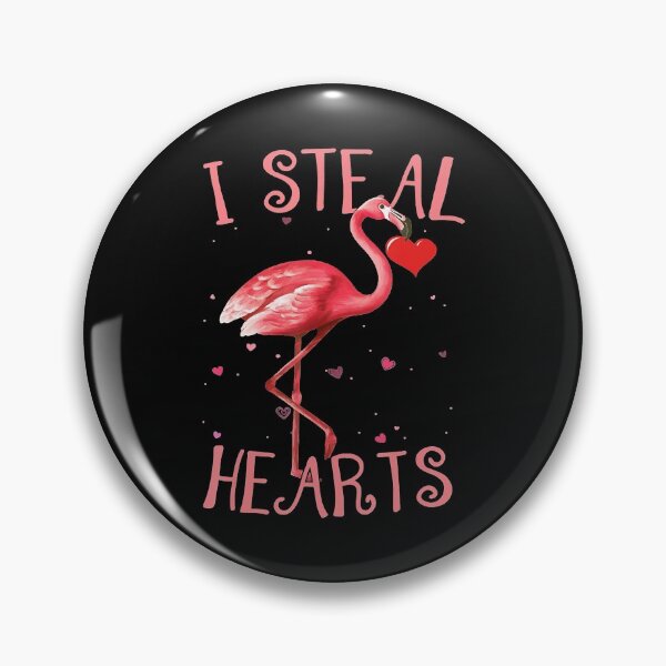 Item preview, Cute Flamingo Couple Matching I Steal Hearts Valentine's Day Bird Animal Lover designed and sold by MarkHudson78.