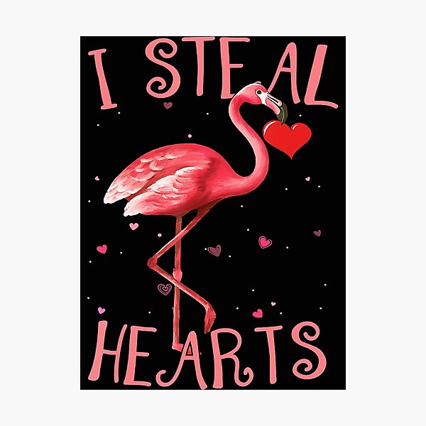 Item preview, Cute Flamingo Couple Matching I Steal Hearts Valentine's Day Bird Animal Lover designed and sold by MarkHudson78.