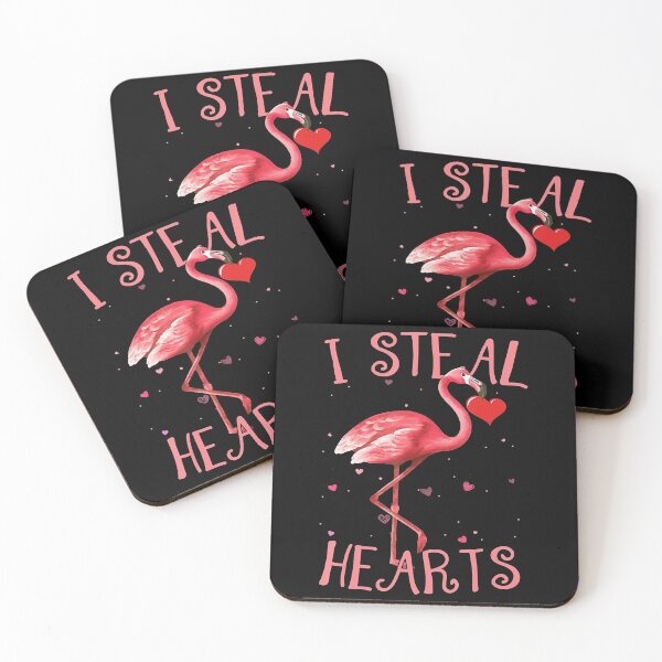 Item preview, Cute Flamingo Couple Matching I Steal Hearts Valentine's Day Bird Animal Lover designed and sold by MarkHudson78.