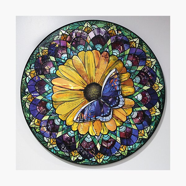 butterfly mandala Photographic Print