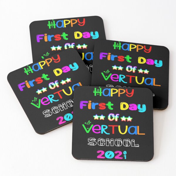 Item preview, Happy First Day Of Vertual School 2020 2021 designed and sold by Tema EL.