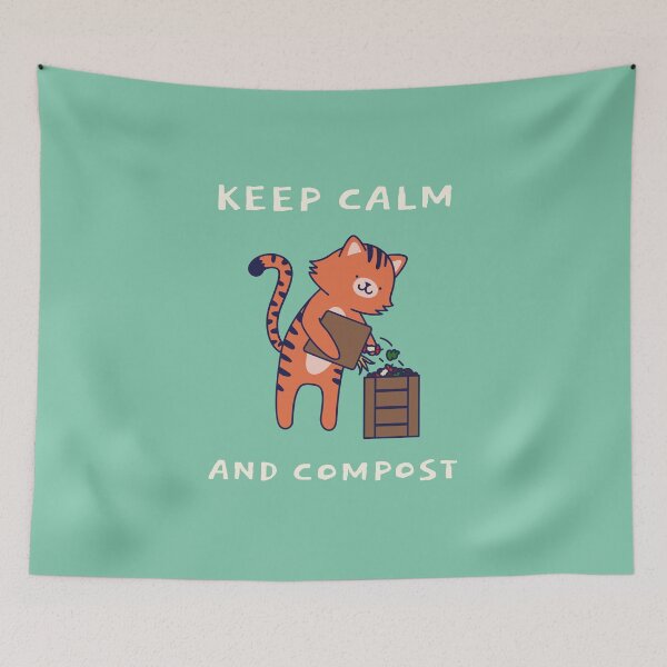 Item preview, Keep calm and compost designed and sold by sundriedstars.