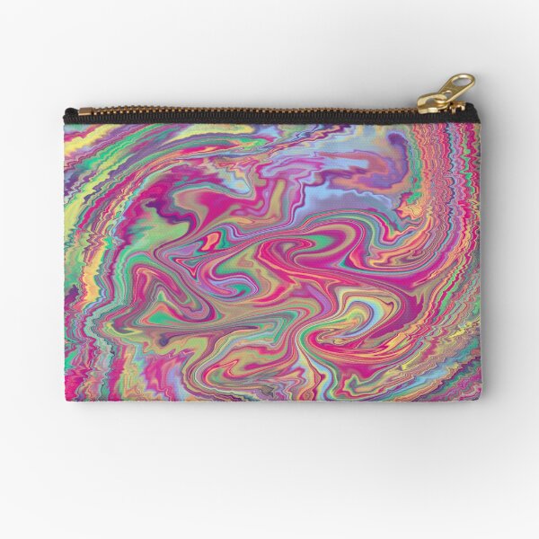 Rave Acid Design Zipper Pouch