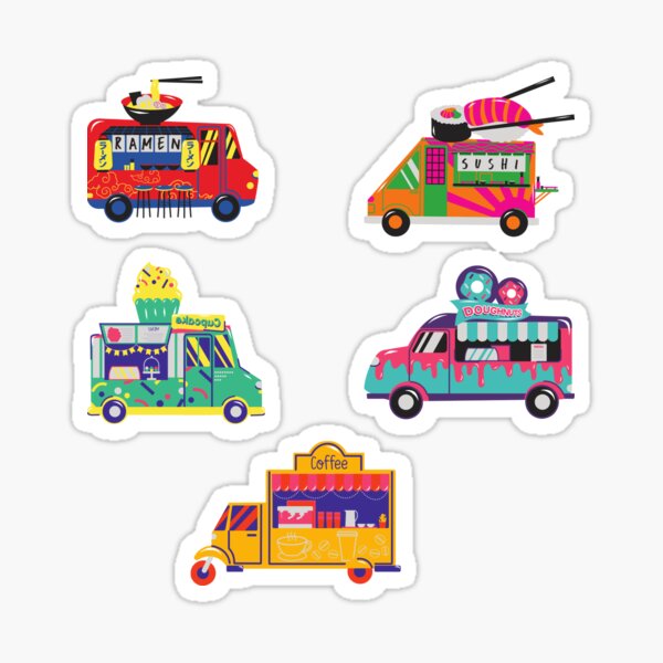 Item preview, Food Trucks designed and sold by Mywaymylife.