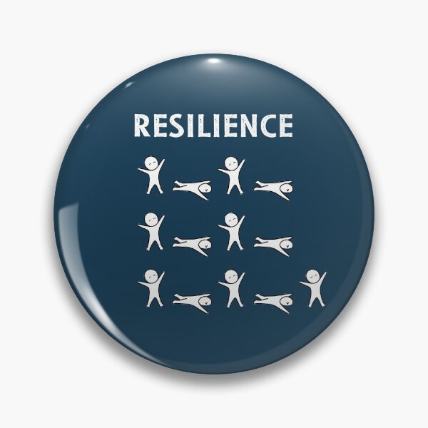 Item preview, Resilience - Dark Blue designed and sold by ImperfectLife.