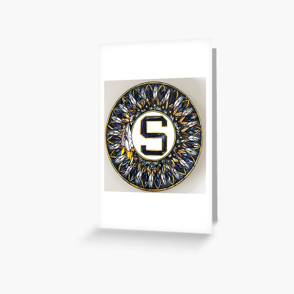 Sterling School Logo Mandala Greeting Card