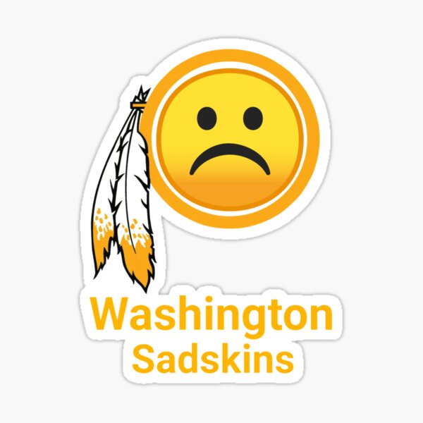 Redskins Mascot Sticker