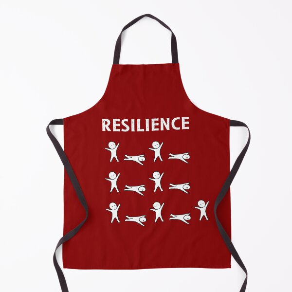 Item preview, Resilience - White on Red designed and sold by ImperfectLife.