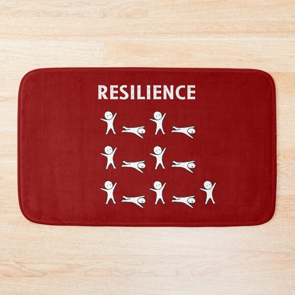 Item preview, Resilience - White on Red designed and sold by ImperfectLife.
