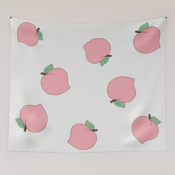 Item preview, Peach Patterns designed and sold by nikkibubbletea.