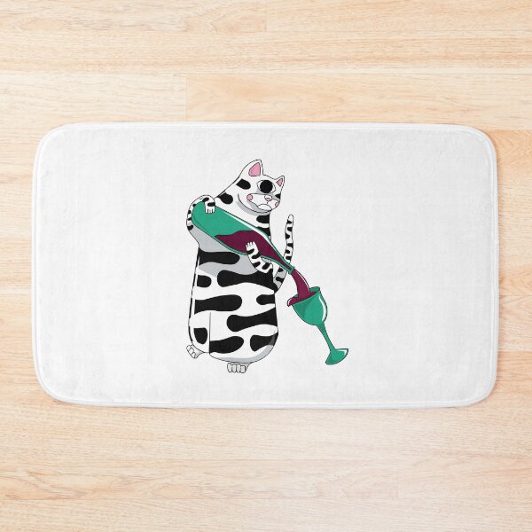 Item preview, Black and White One eyed Cat  designed and sold by Siklop.