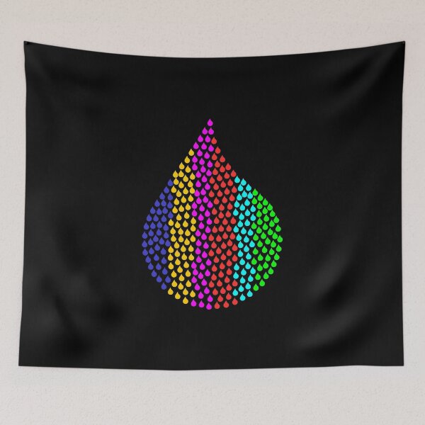 Item preview, Colorful Water Drops designed and sold by B3N-arts.