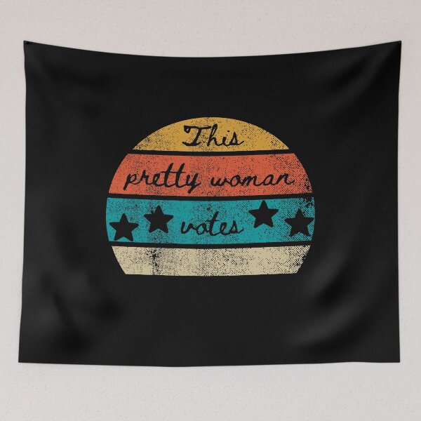 Item preview, This Pretty Woman Votes Vintage Retro designed and sold by somebasic.