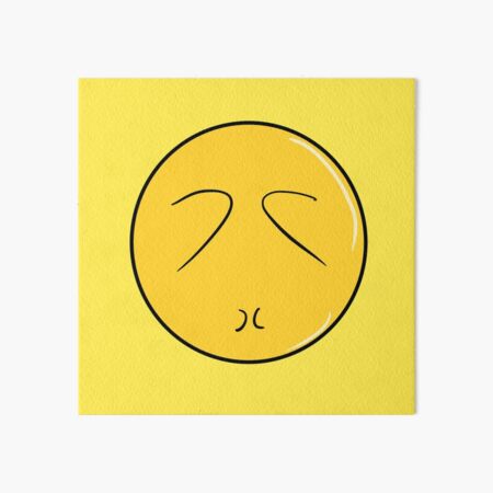 Sad cursed emoji Art Board Print for Sale by jenmish