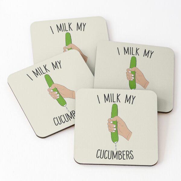 Item preview, I Milk My Cucumbers - Funny Cucumber Milker designed and sold by Dan66.