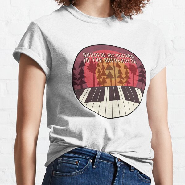 Piano Sunset (Maroon w/ font) Classic T-Shirt