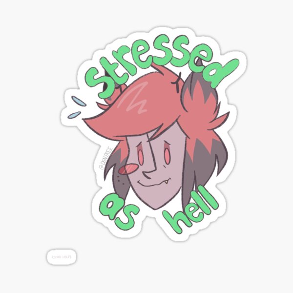 Item preview, Stressed as Hell designed and sold by d6ntree.