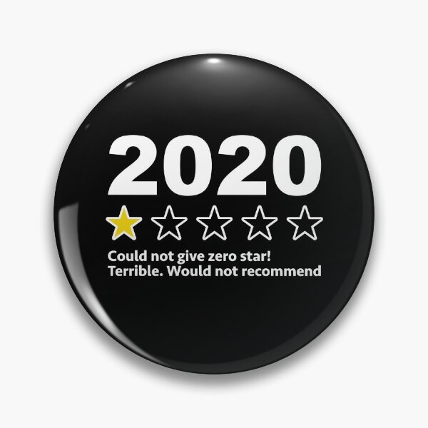 Item preview, 2020 One Star Rating (White design) designed and sold by dezanli.