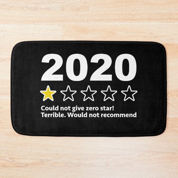 Item preview, 2020 One Star Rating (White design) designed and sold by dezanli.