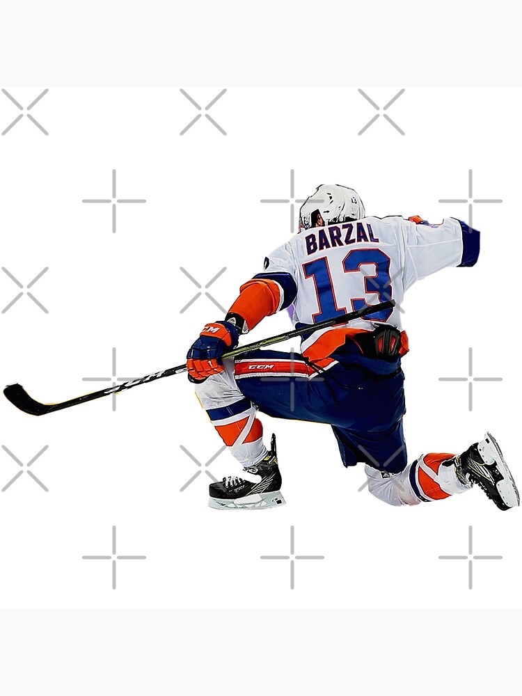 Discover Barzal Celly | NY Islanders Premium Matte Vertical Poster